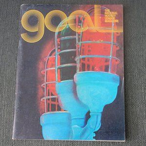 GOAL NHL Magazine New York Islanders vs Colorado Rockies Tuesday March 22 1977
